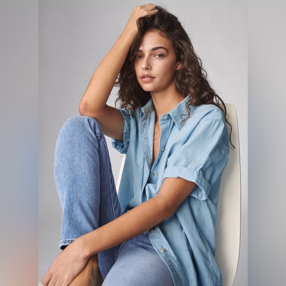 Aritzia Denim Forum The Jane Shirt - Picture 2 of 4